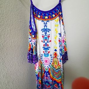 Ladies mock sleeveless dress